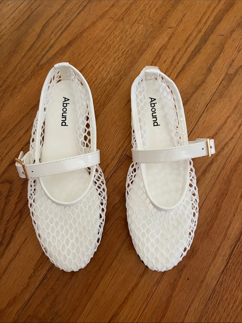 Abound Women's White Amari Mesh Ballet Flat